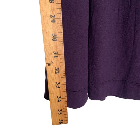 THEORY modal silk purple dress with bow tie fully lined size Medium - Picture 6 of 8